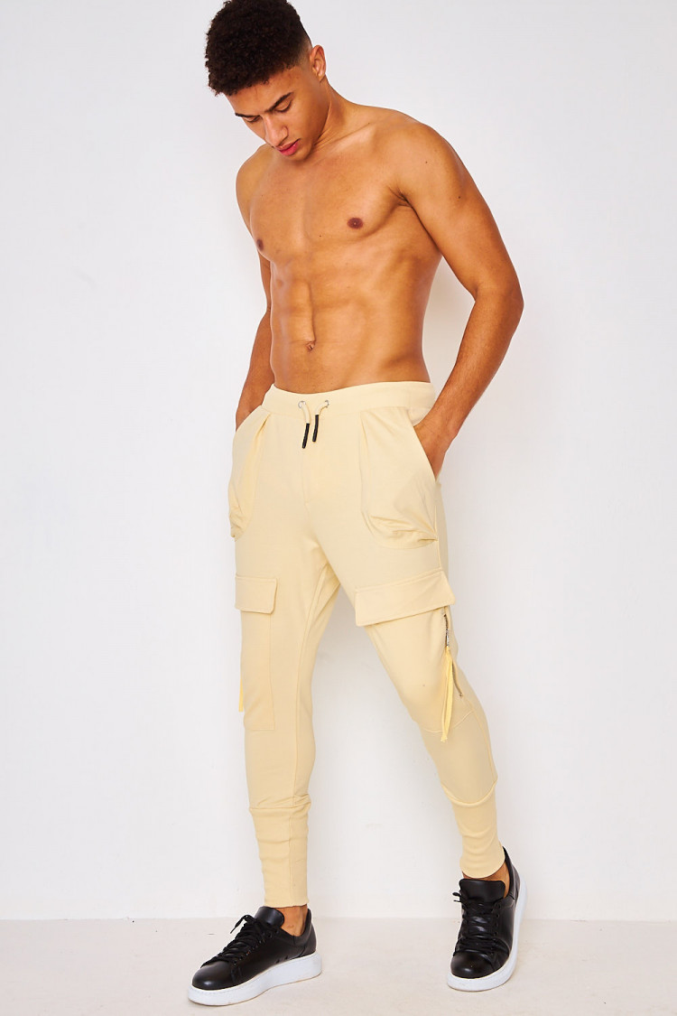Joggerpant cargo beige