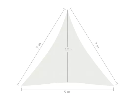 Voile d'ombrage 160 g/m² blanche 02_0009039