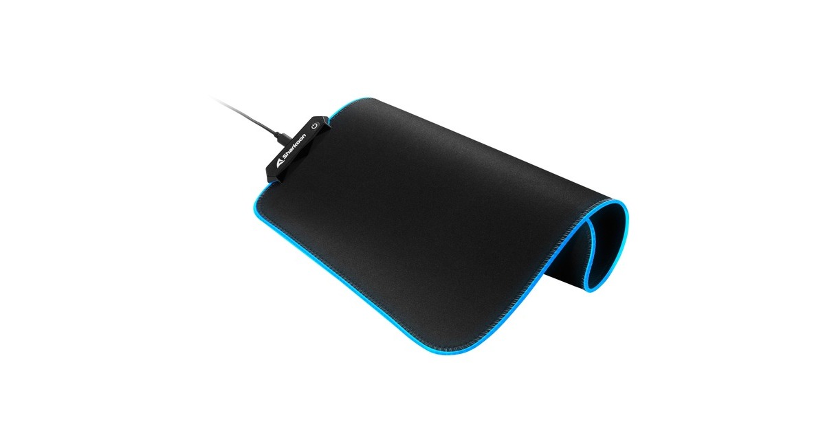 Sharkoon1337 RGB V2 Gaming Mat 360  (Zwart, RGB leds)