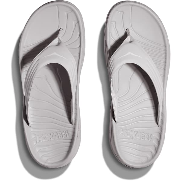 Tong de récupération HOKA ONE ONE ORA RECOVERY FLIP 2 LUNAR ROCK / WHITE