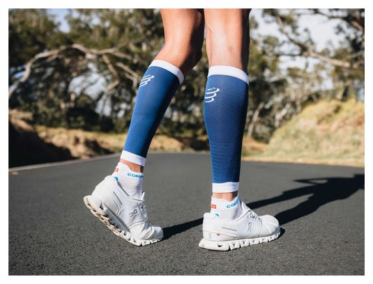 Manchons de Compression Compressport R2 3.0 Estate Bleu