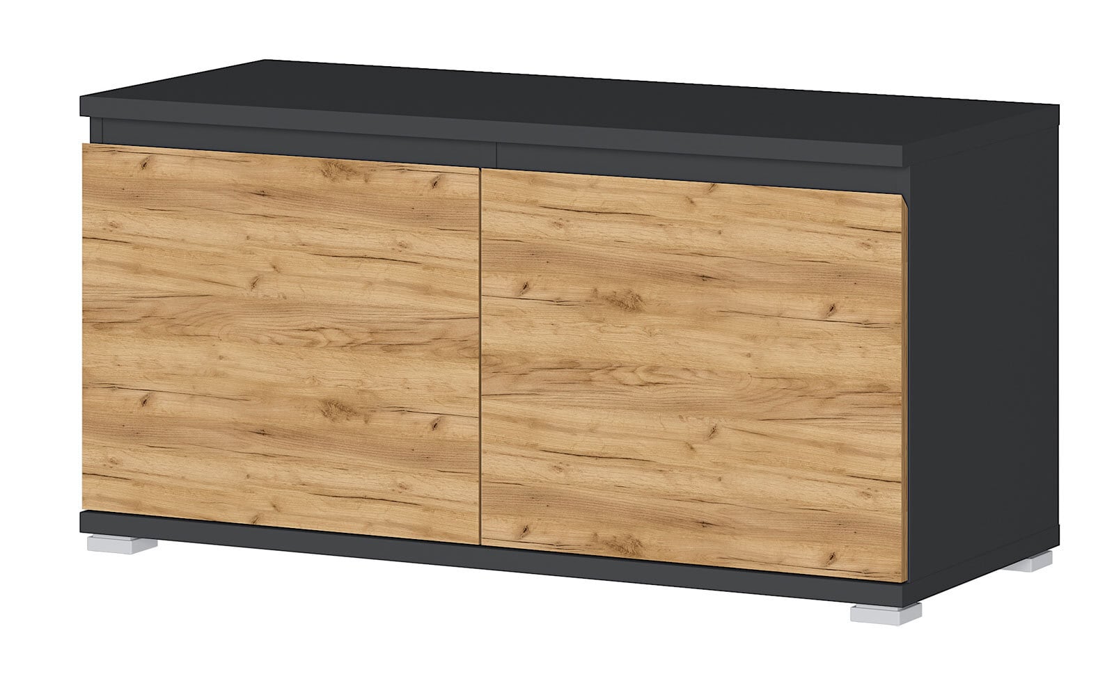 CASAVANTI Schuhbank ALMADA 96 x 52 cm anthrazit /Navara Eiche NB