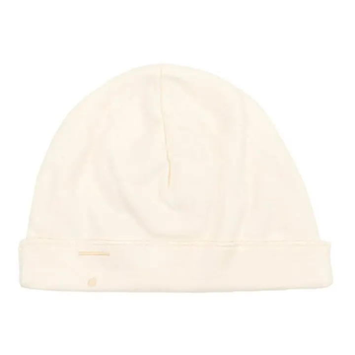 Gray Label Bonnet Baby Beanie Coton Bio | Ecru