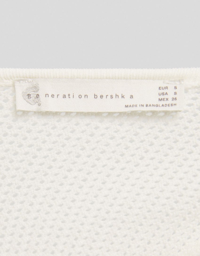 Body de malha Generation Bershka