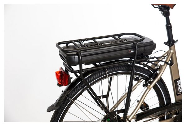 Vélo de Ville Électrique Mixte Bicyklet Claude Shimano Tourney 7V 500 Wh 700 mm Beige Marron