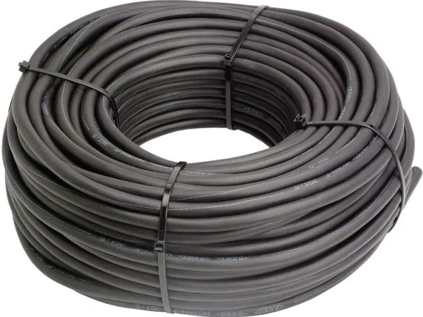 AS Schwabe 10036 Installationskabel H07RN-F 5 x 4 mm² Sort 50 m