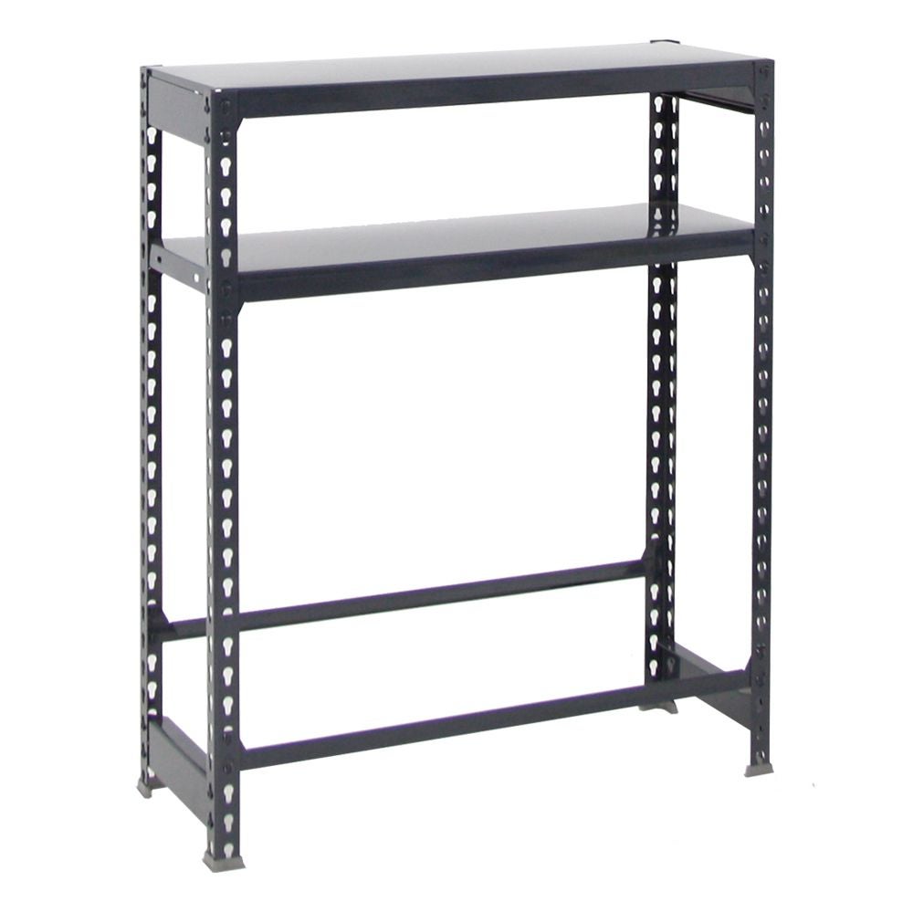 PROREGAL Drankkrattenplank, Camel-stijl, met opbergruimte, HxBxD 100 x 80 x 30 cm, antraciet