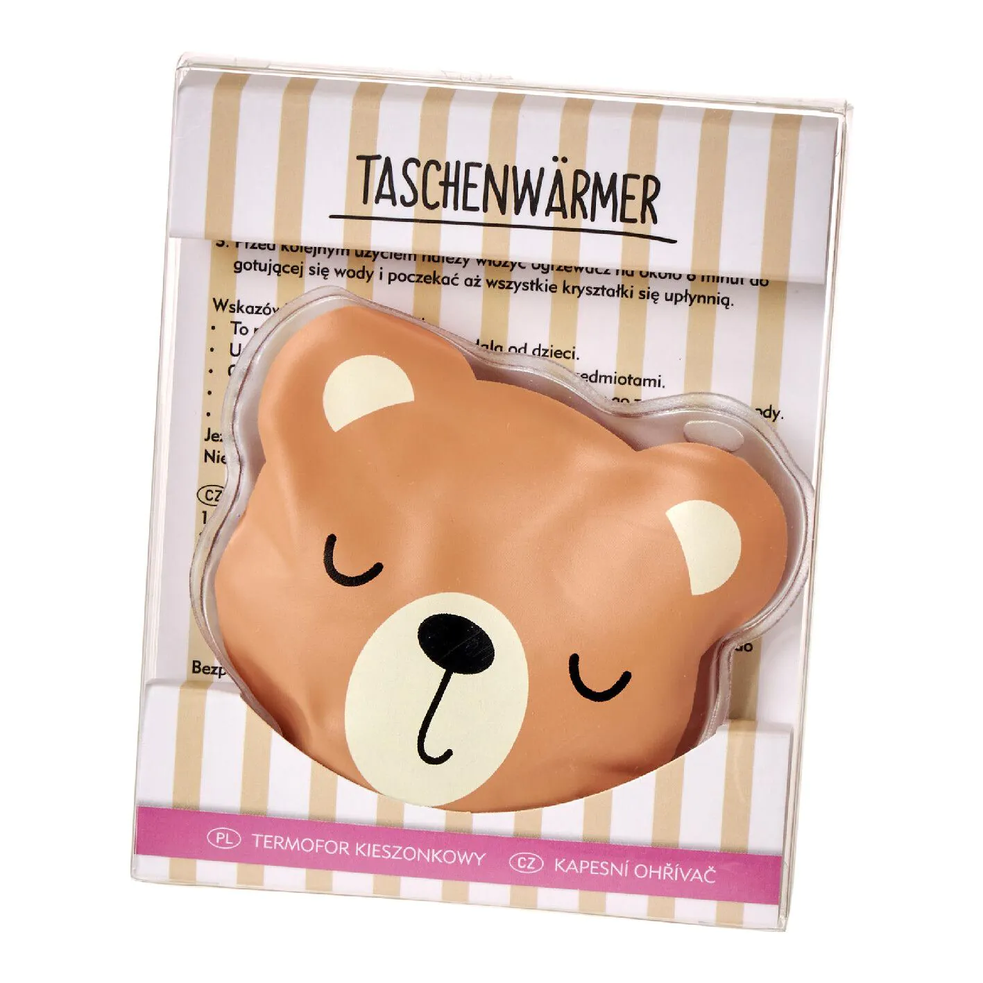 Taschenwärmer Bär, 12 cm