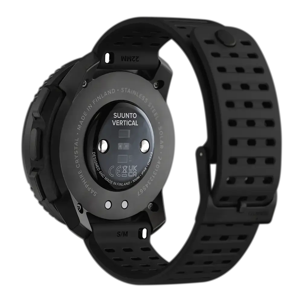 Suunto Vertical Solar Steel GPS Sporthorloge Zwart