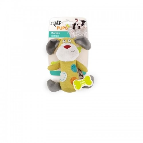 Mini bastão de pelúcia verde para cães da All for Paws Pups
