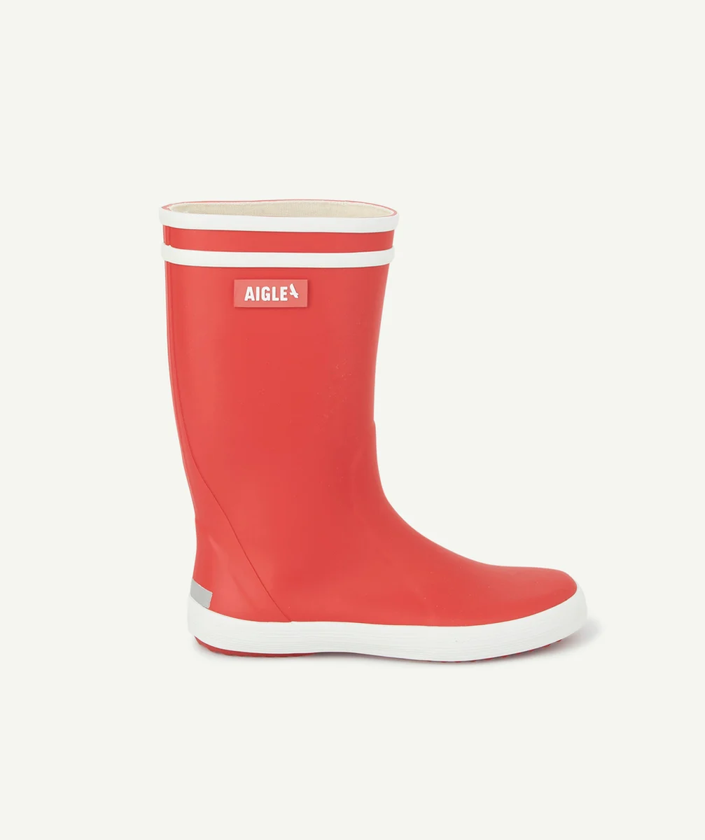 AIGLELES BOTTES EN CAOUTCHOUC ROUGE MIXTE LOLLYPOP