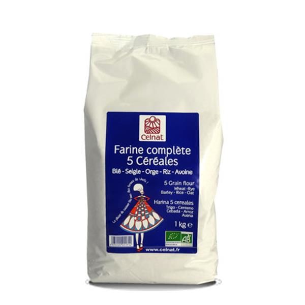 Farinha Integral 5 Cereais Bio