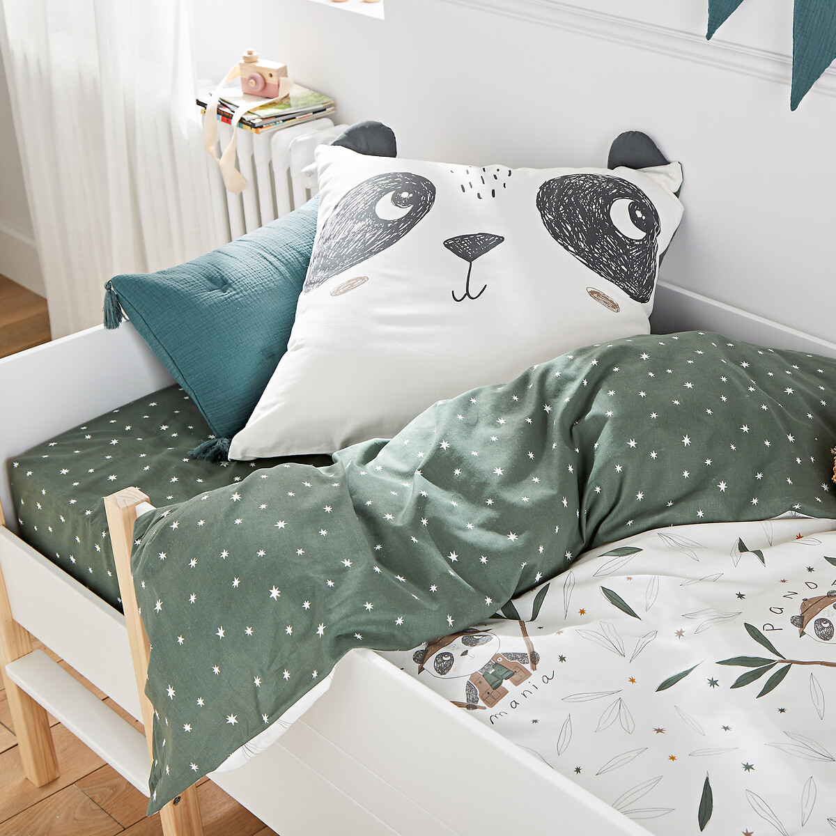 LA REDOUTE INTERIEURS<br>Capa de edredão de algodão, Panda Mania