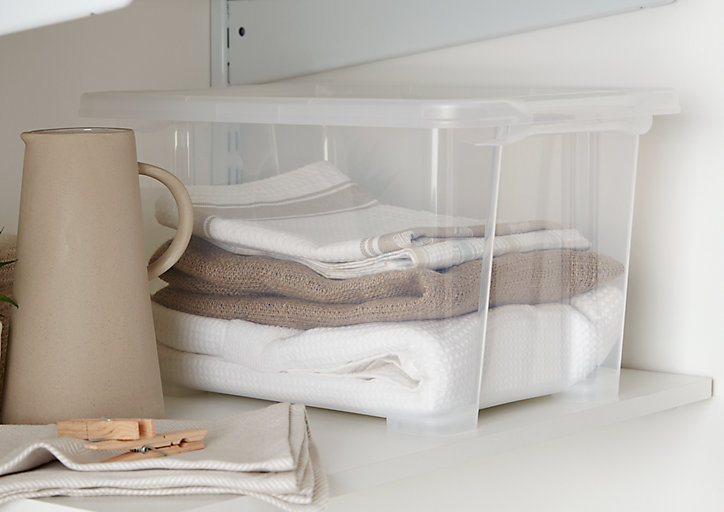 Couvercle en plastique Kaze transparent l. 28,3 x L. 39,3 cm
