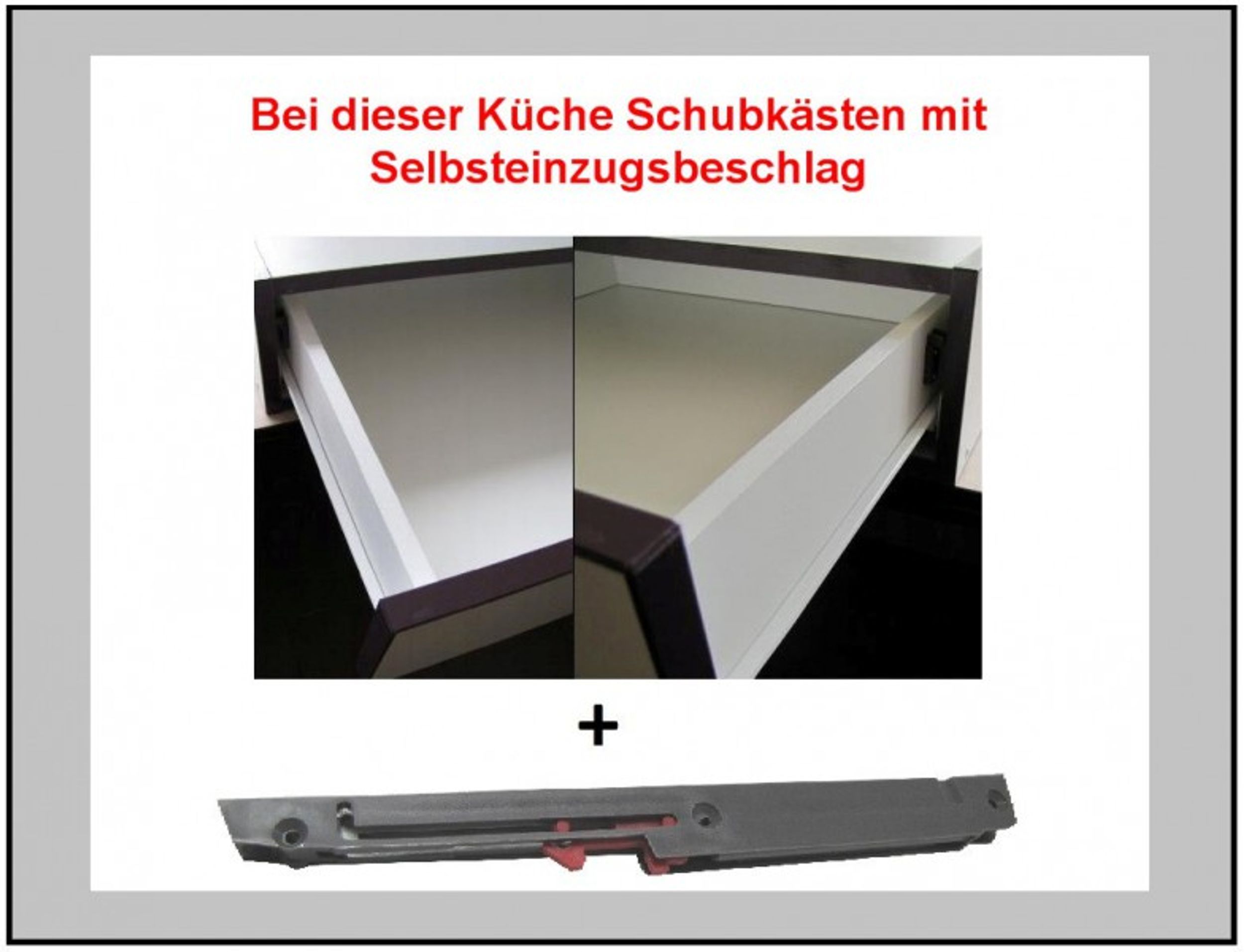 Küche Bianca Ecke V 210x330 Küchenzeile Hochglanz Weiss + Grau Küchenblock Grey