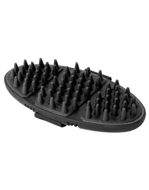 Waldhausen Flex Massage Brush - Paardenverzorging - Zwart