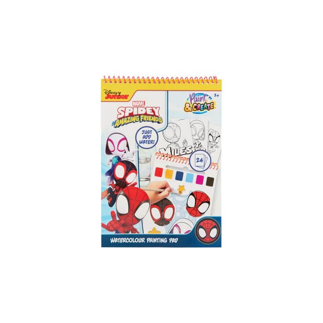 Spidey und seine Superfreunde - Paint & Create - Wasserfarben Malblock
