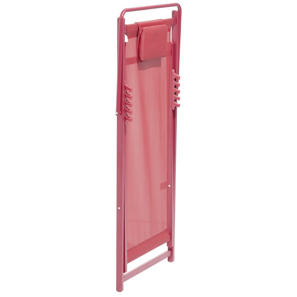 Chilienne Oxford 5 positions rouge 100x61xH92cm