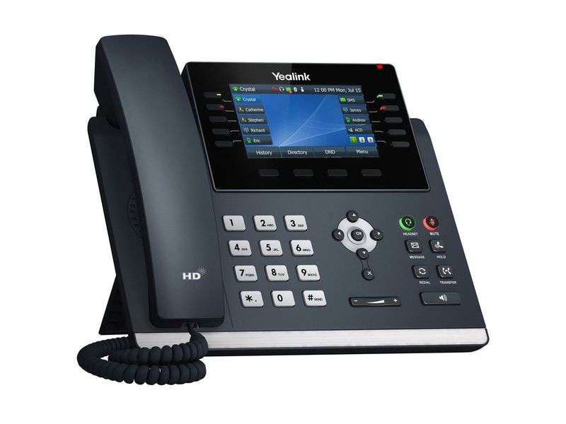 Yealink Tischtelefon SIP T4 (U) Series T44U POE Advanced Gr Ein Allround-SIP-Telefon für klare Kommunikation SIP-T44U