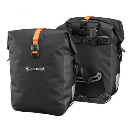 GRAVEL-PACK Taschen (Duo)  black matt  2 x 14.5l