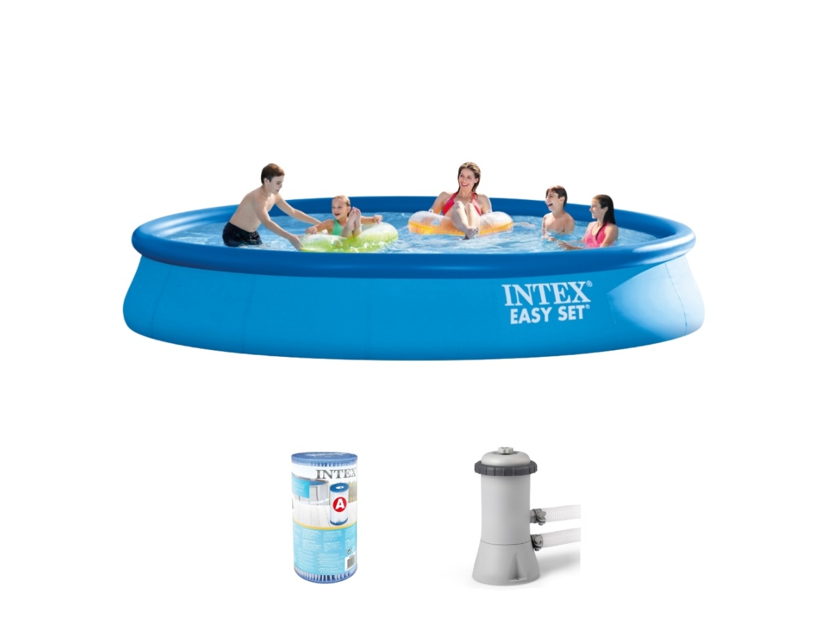 Intex easy set 457x84cm zwembad – 3-delig