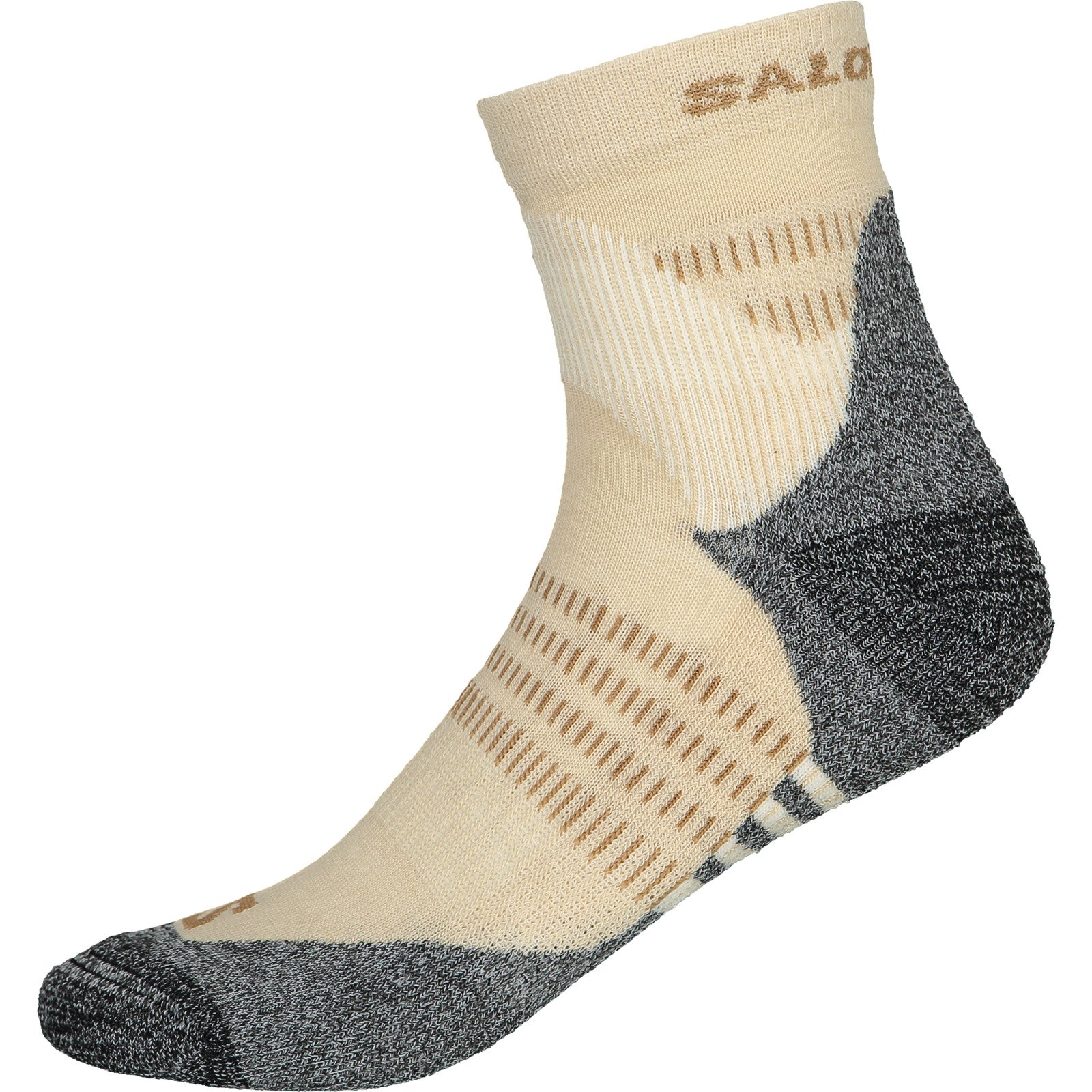 Salomon Unisex-Wandersocken Xultra, 2 Paar 39-41, hellbraun