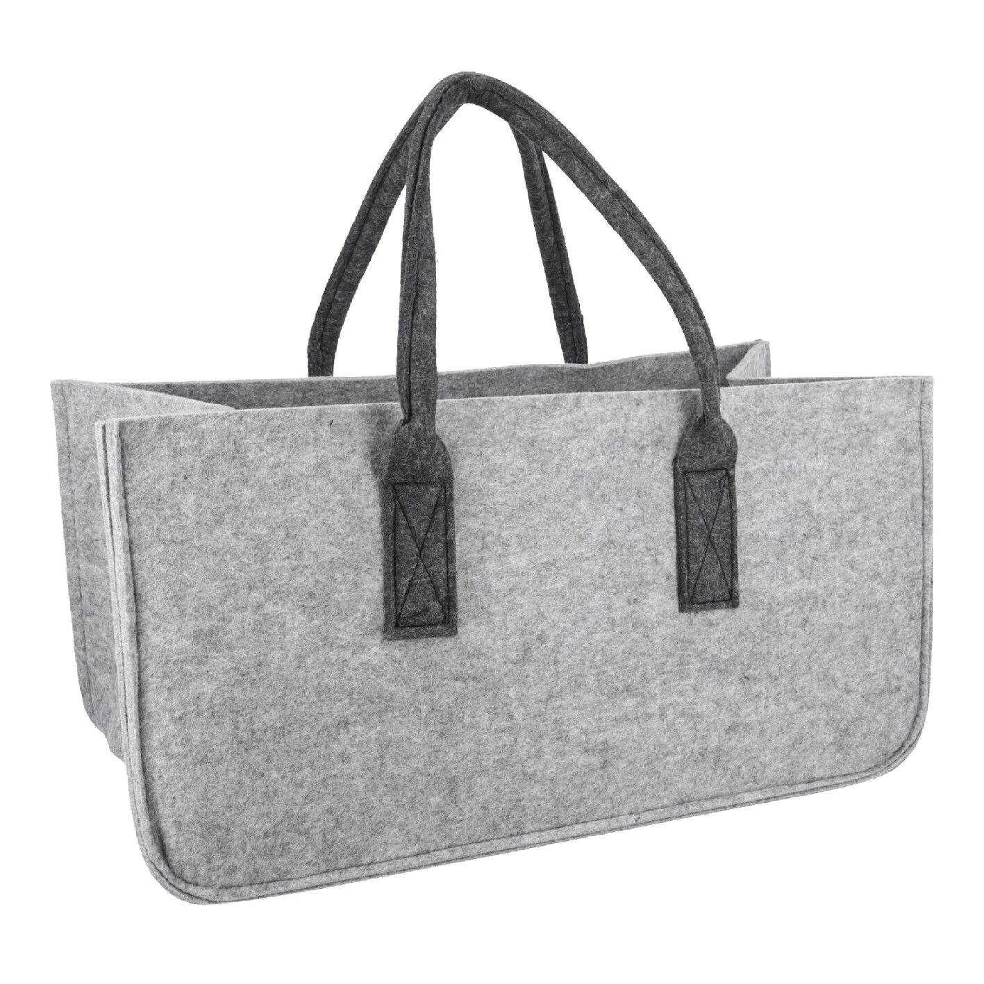Filztasche Kamin, hellgrau