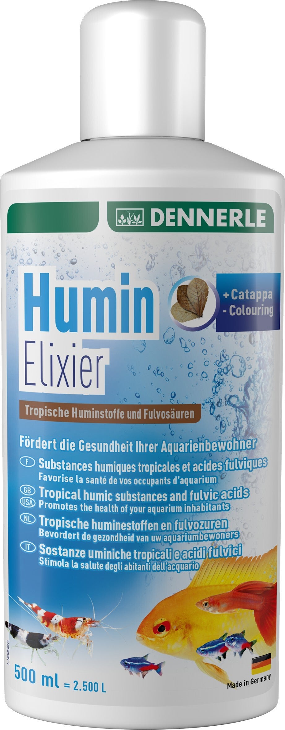 Dennerle waterverzorging Humin Elixier 500 ml