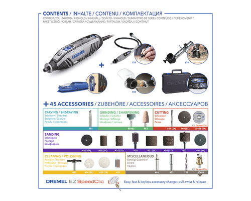 Dremel 4250-3/45 multitool inclusief accessoires