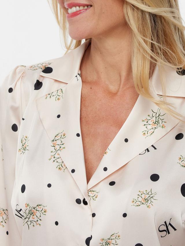 Druckbluse Dot - Floraldruck