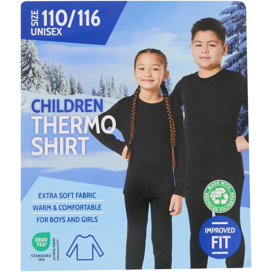 Thermoshirt Maten 110 - 176