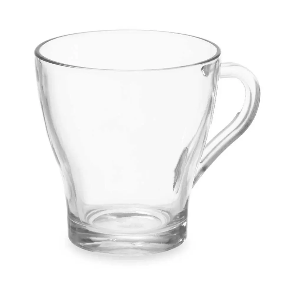Vivalto Design Koffie/thee glazen - 6x stuks - glas - 280 ml