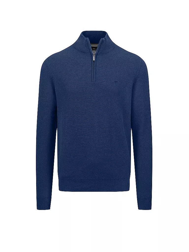 FYNCH HATTON Troyer Pullover dunkelblau