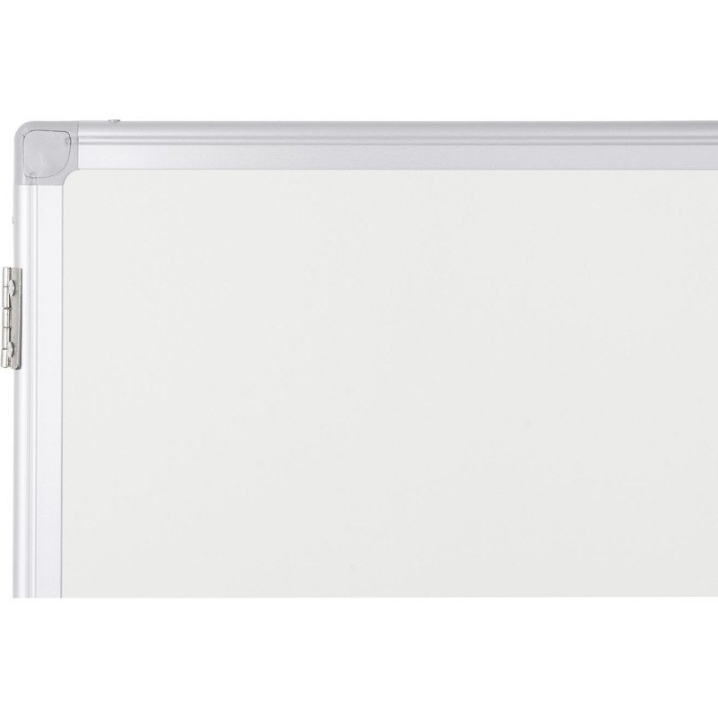 Tableau blanc tryptique acier laqué cadre aluminium 60 x 90 cm Earth Maya Trio Bi-Office