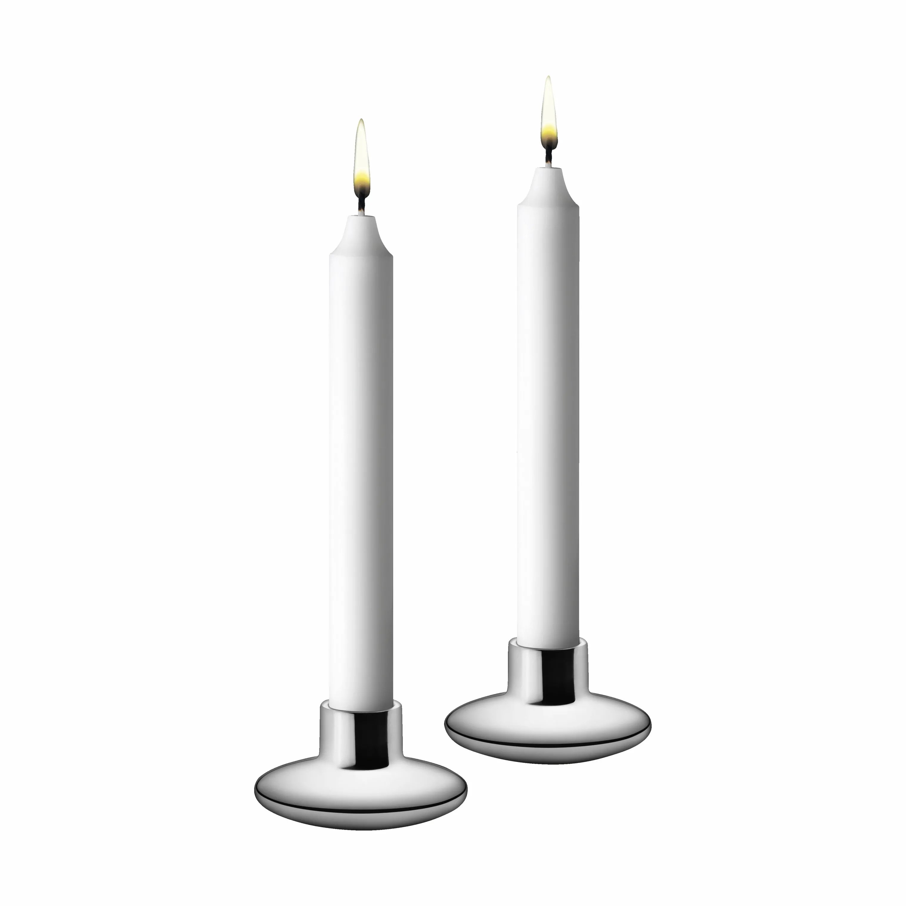 Georg Jensen Koppel Lysestager - 2 stk.