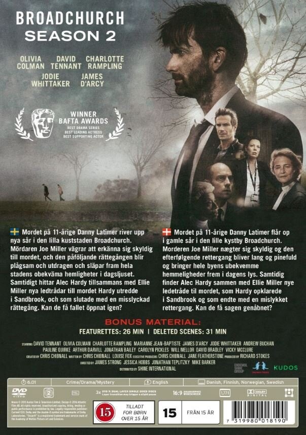 Broadchurch - Sæson 2 - Bbc - DVD