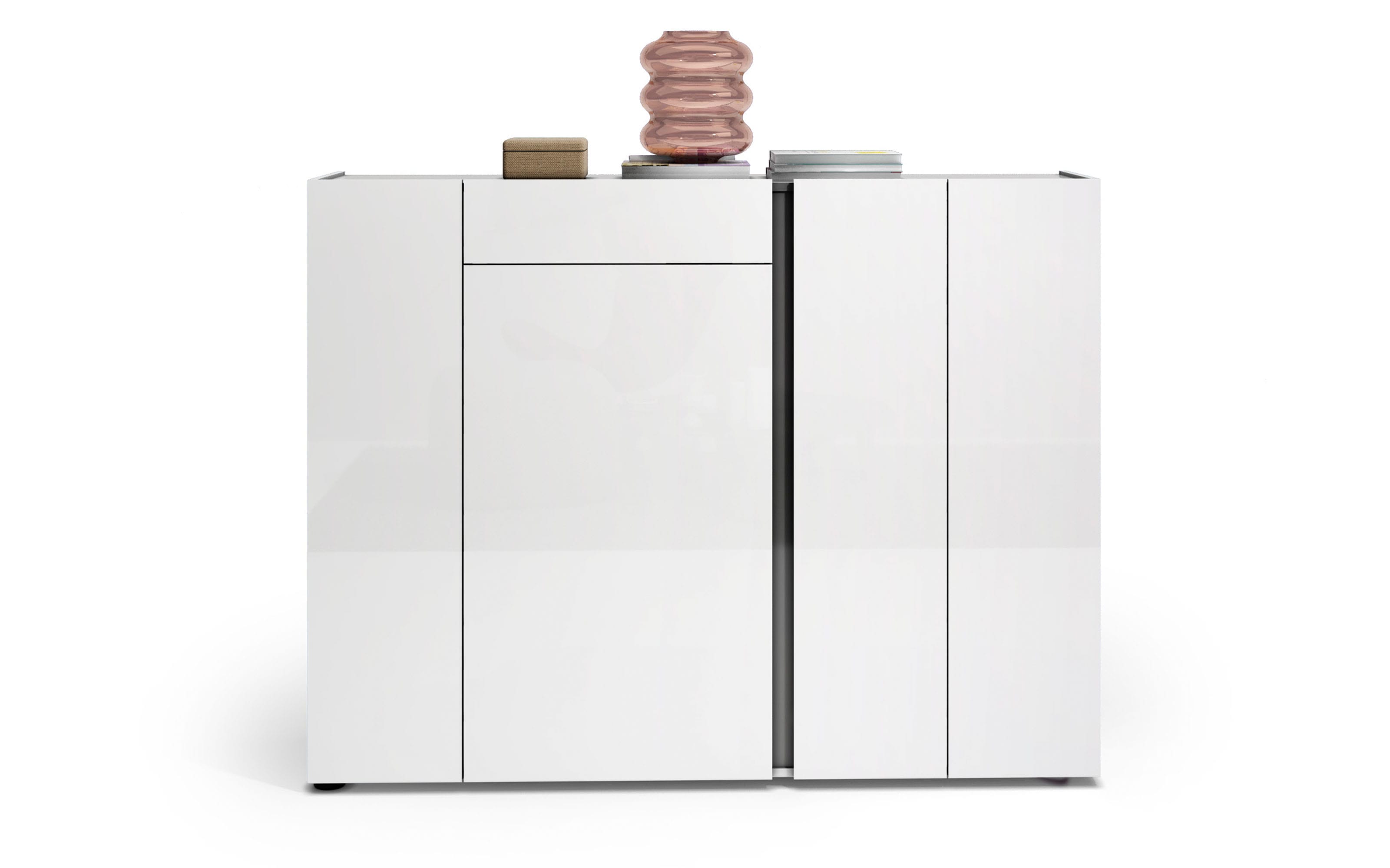 Schuhschrank III Atrium, weiß, 149 x 115 cm