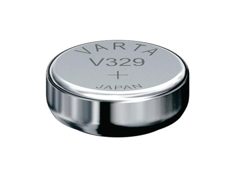Varta Knopfzelle V329 , 10 Stück Silberoxid-Primär-Knopfzelle, 10 Stück