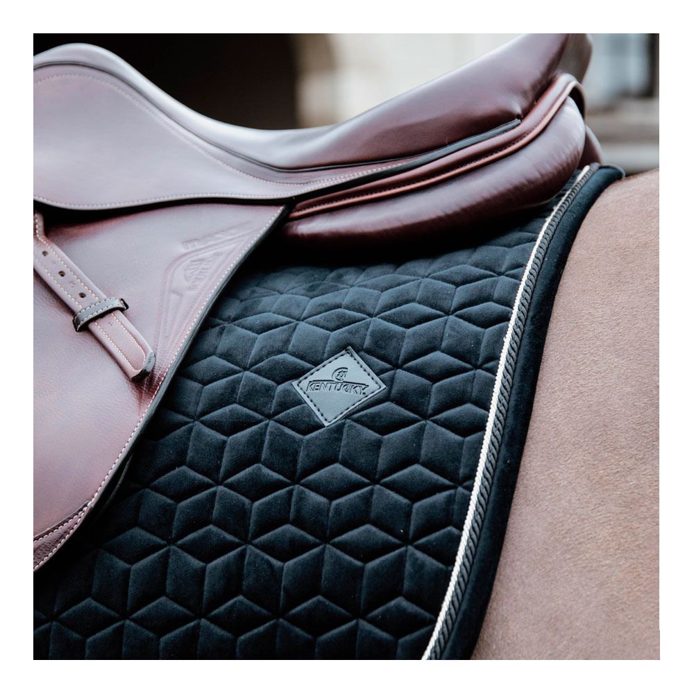 Kentucky BASIC VELVET - Tapis de dressage black
