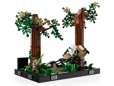 LEGO Endor™ speederachtervolging diorama (75353)