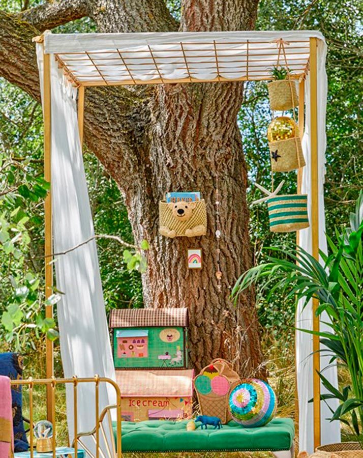 Aufbewahrungskorb BEAR (31x50x31) aus Seegrass in natur