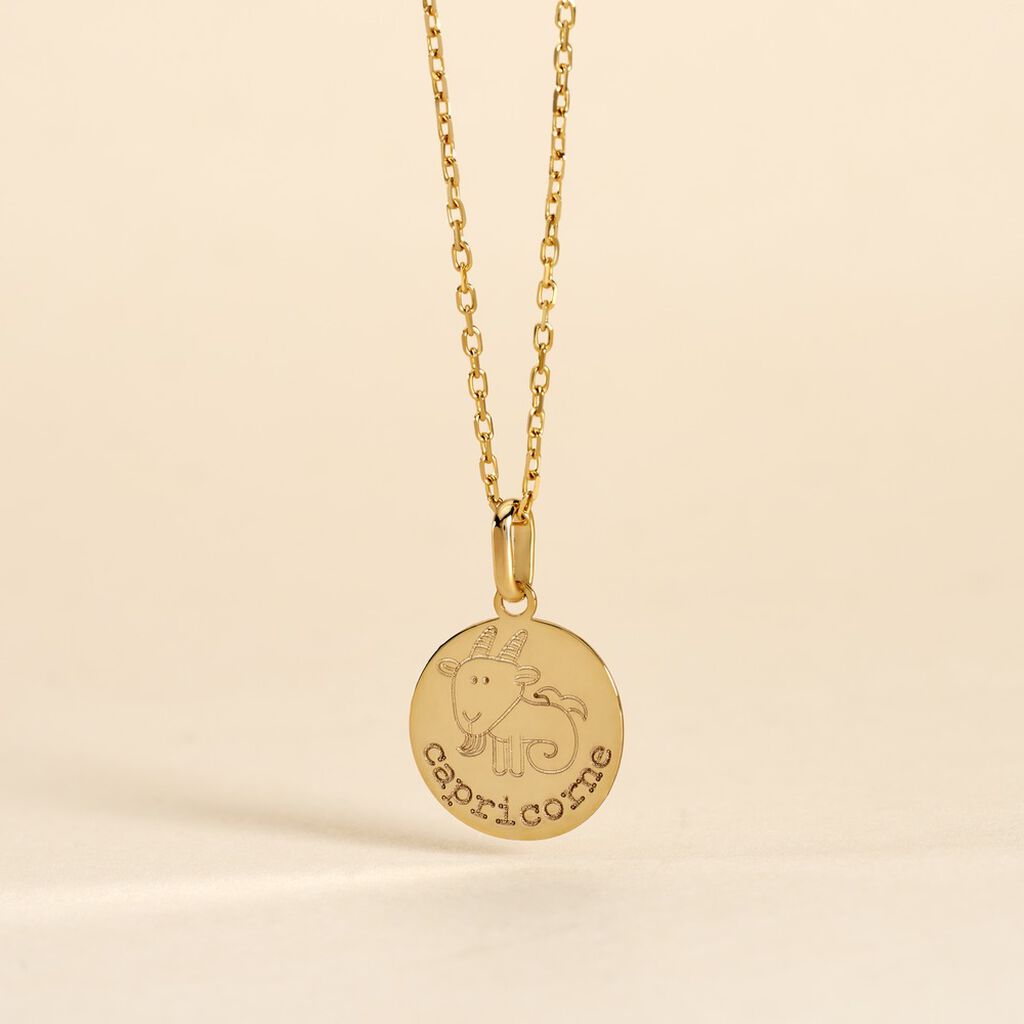 Pendentif Jannila Zodiaque Or Jaune