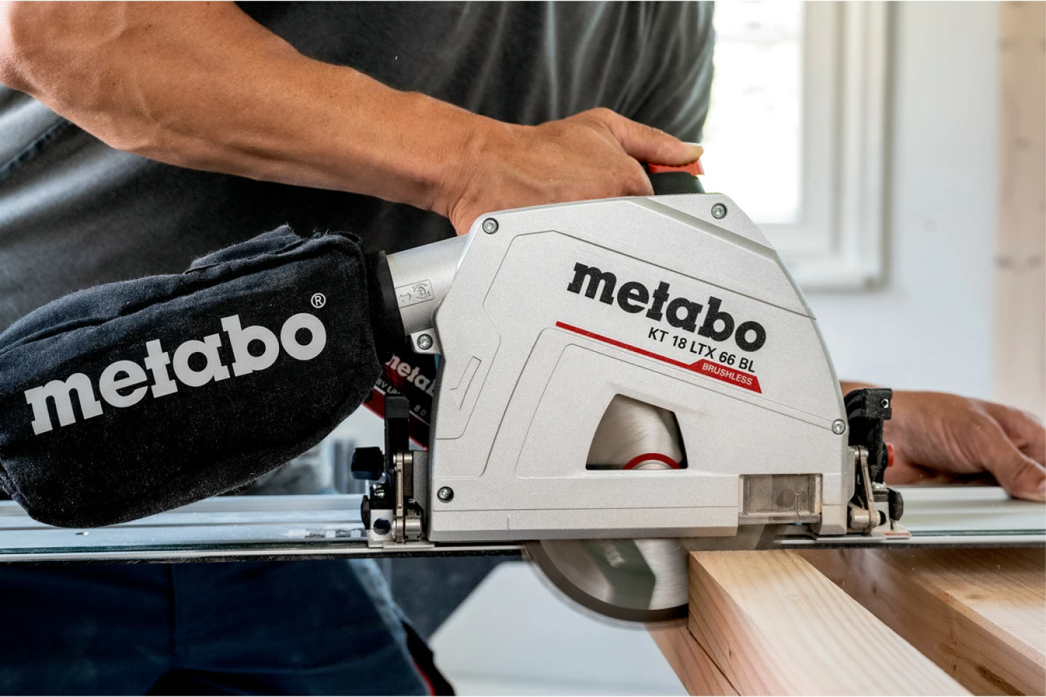 Metabo KT 18 LTX 66 BL 18V Li-ion accu invalcirkelzaag body in MetaBox - 165 x 20mm - koolborstelloos