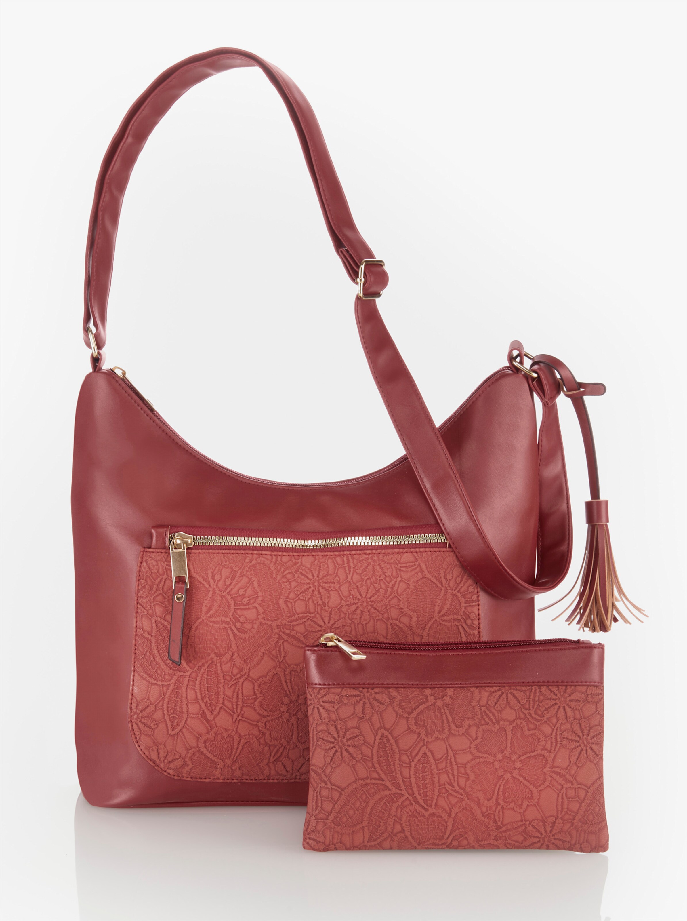 Handtasche mit Kosmetiktasche