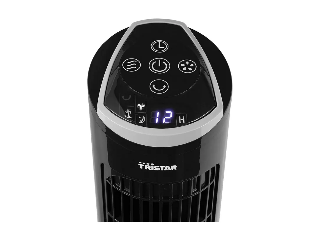 Tristar Ventilateur colonne 76cm 40w 3 vitesses noir - VE5865