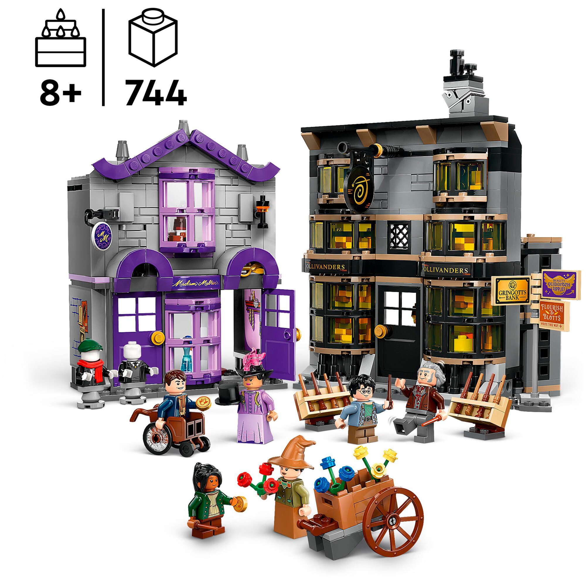 LEGO Konstruktionsspielzeug Harry Potter Ollivanders & Madam Malkins Anzüge