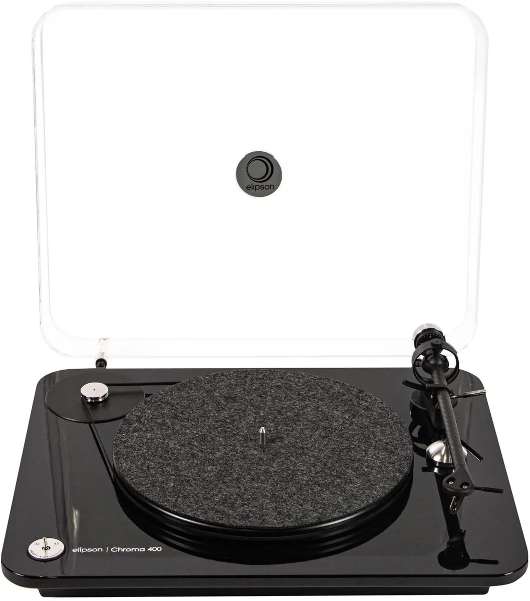 Elipson Chroma 400 Noir laqué Platines vinyle hi-fi