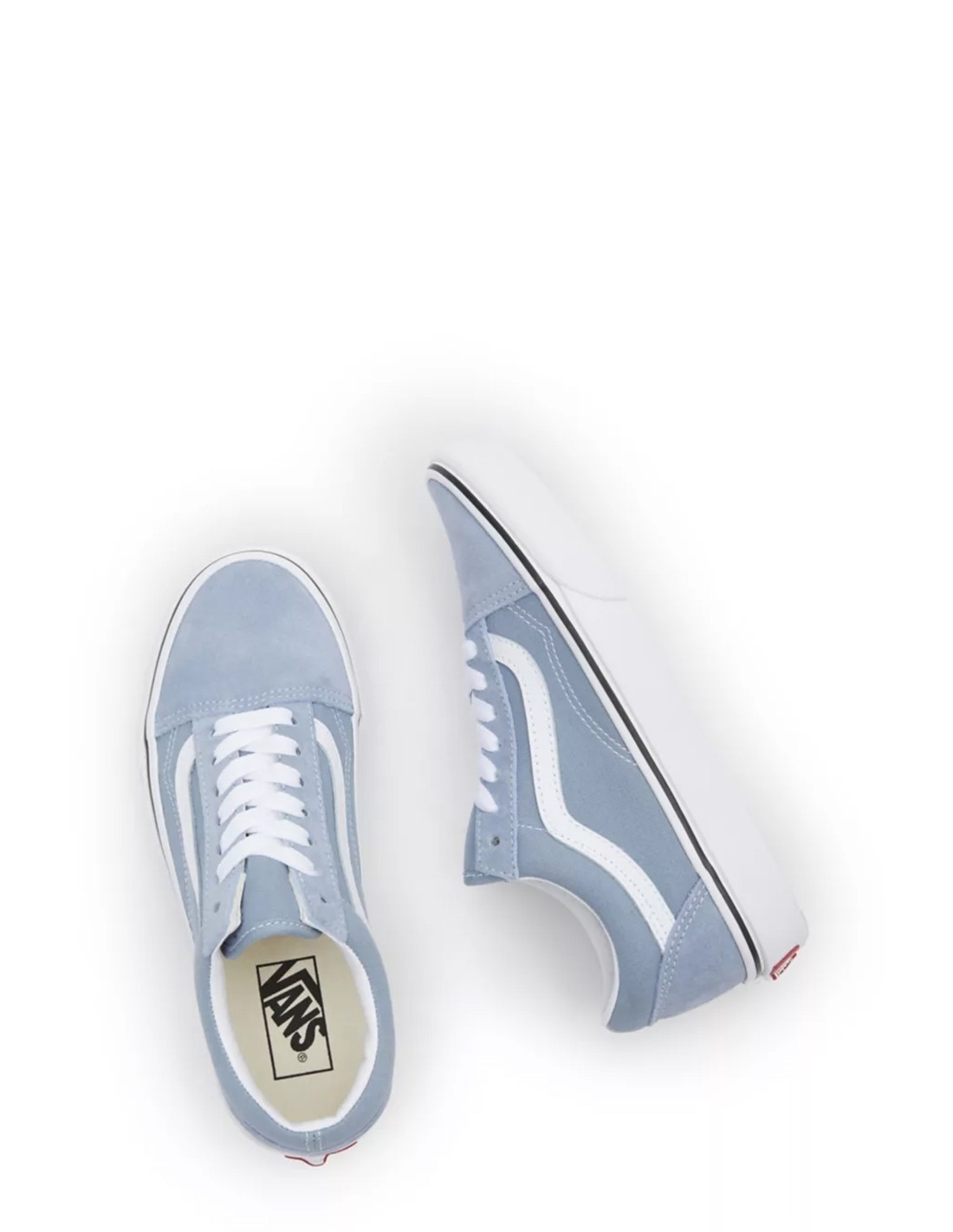 vans Sneakers Femme UA Old Skool Toile/Daim Bleu Clair