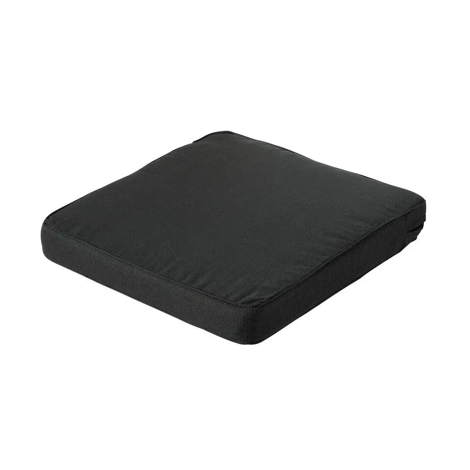 Madison - Lounge Profi-Line Zitkussen Rib black - Ca. 73x73 cm - Set van 2