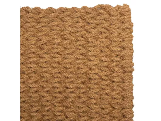 Tapis en corde de coco marron 90x60x3